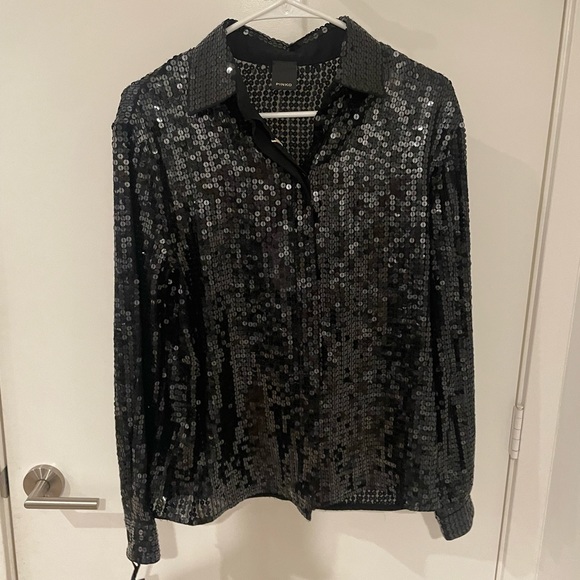 Sequin button down - Picture 4 of 4